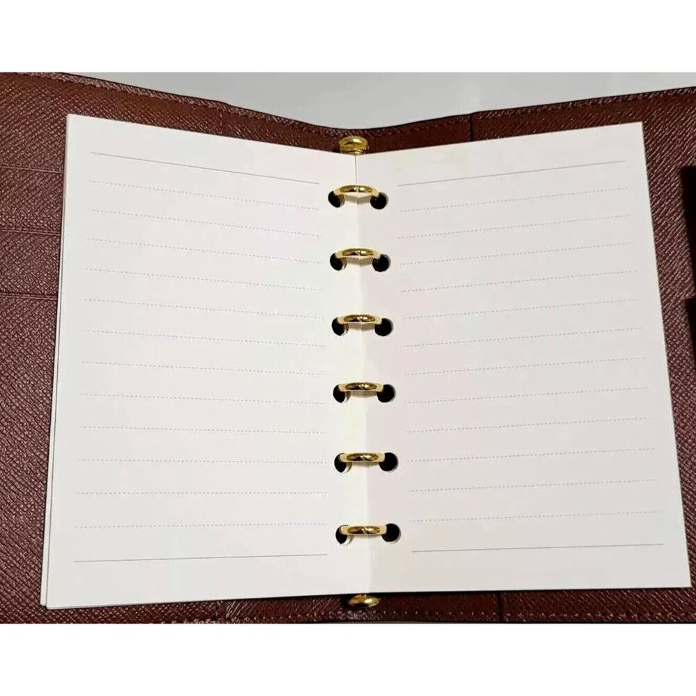 fits Louis Vuitton LV Small/PM Agenda: 60 Pages Refill Paper Lined Notepaper